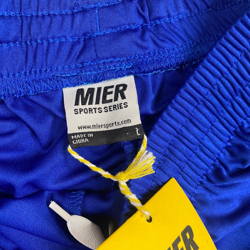 MIER Sports Series Gym Shorts Mens Royal Blue Mens Size L NWT NEW - Picture 3 of 6